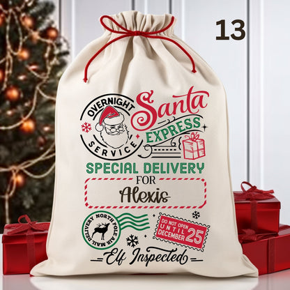 Santa Sacks – Personalized | Santa Delivery