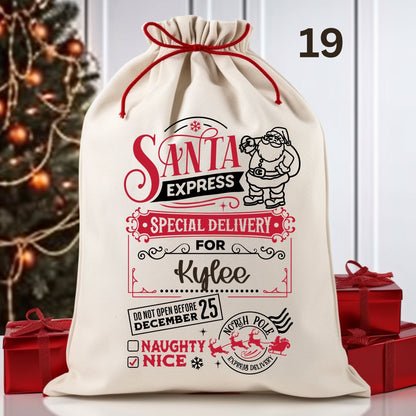 Santa Sacks – Personalized | Santa Delivery