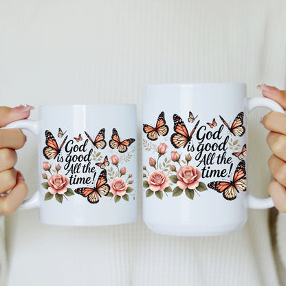 God Is Good All The Time Ceramic Coffee Mug | 11oz & 15oz Mug