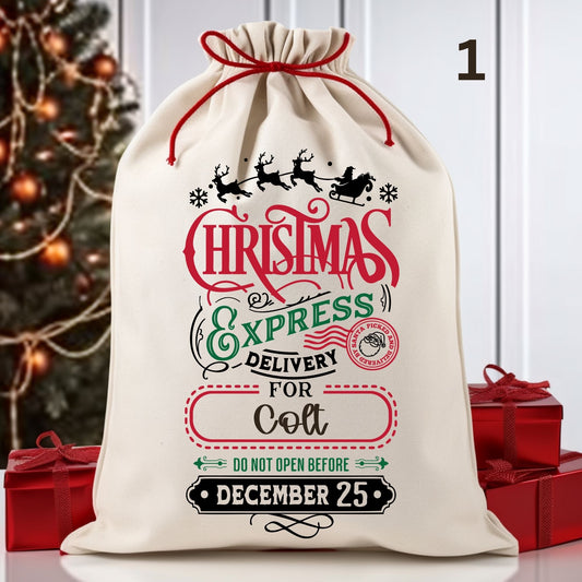 Santa Sacks – Personalized | Santa Delivery