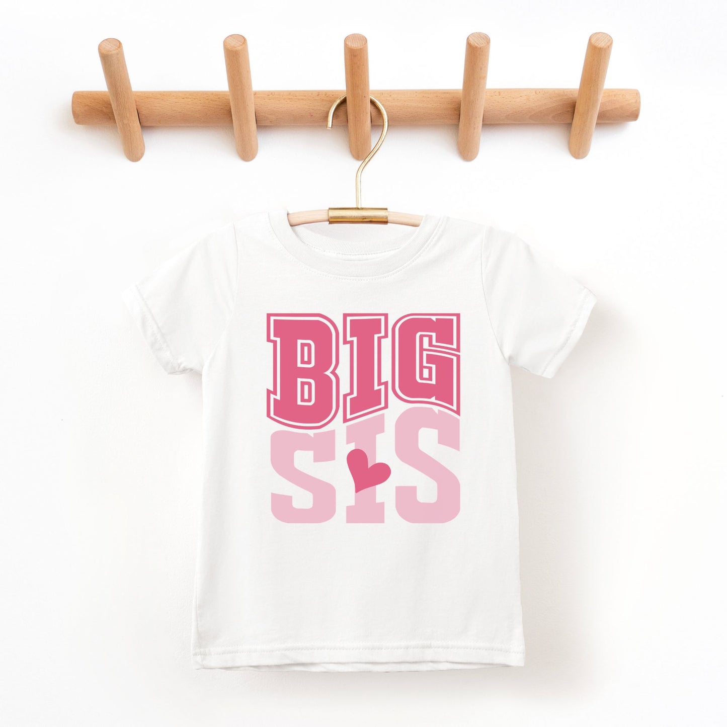 Big Sis Toddler T-Shirt | Rabbit Skins 3321 | DTF Print