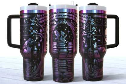 Books Are Doors To Other Worlds Laser Engraved 40oz Tumbler