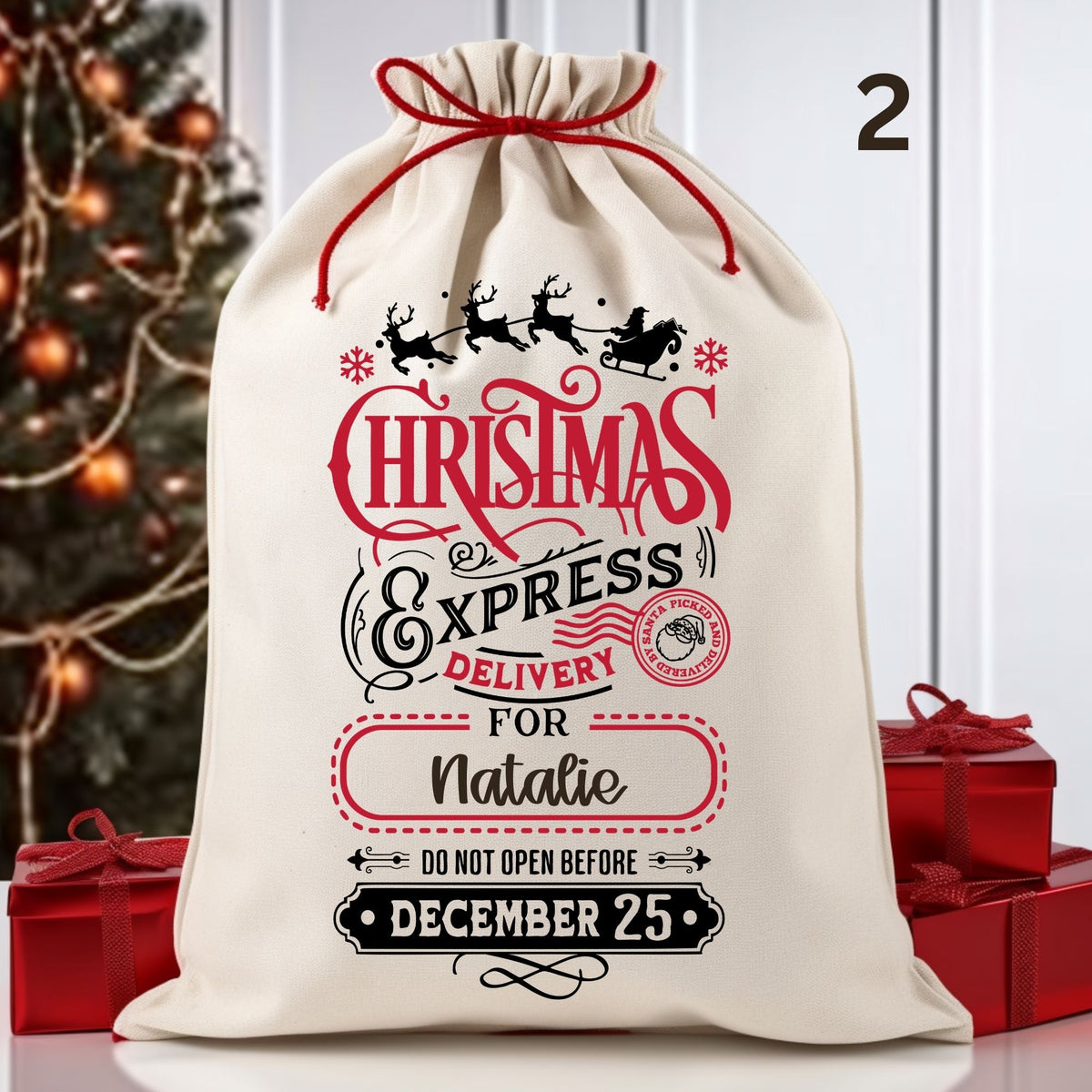 Santa Sacks – Personalized | Santa Delivery