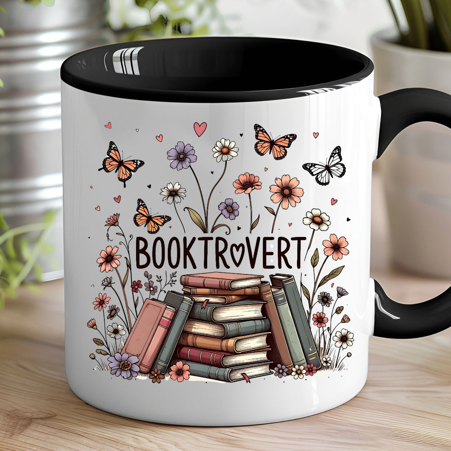 Booktrovert Mug | 11oz & 15oz Ceramic Coffee Cup