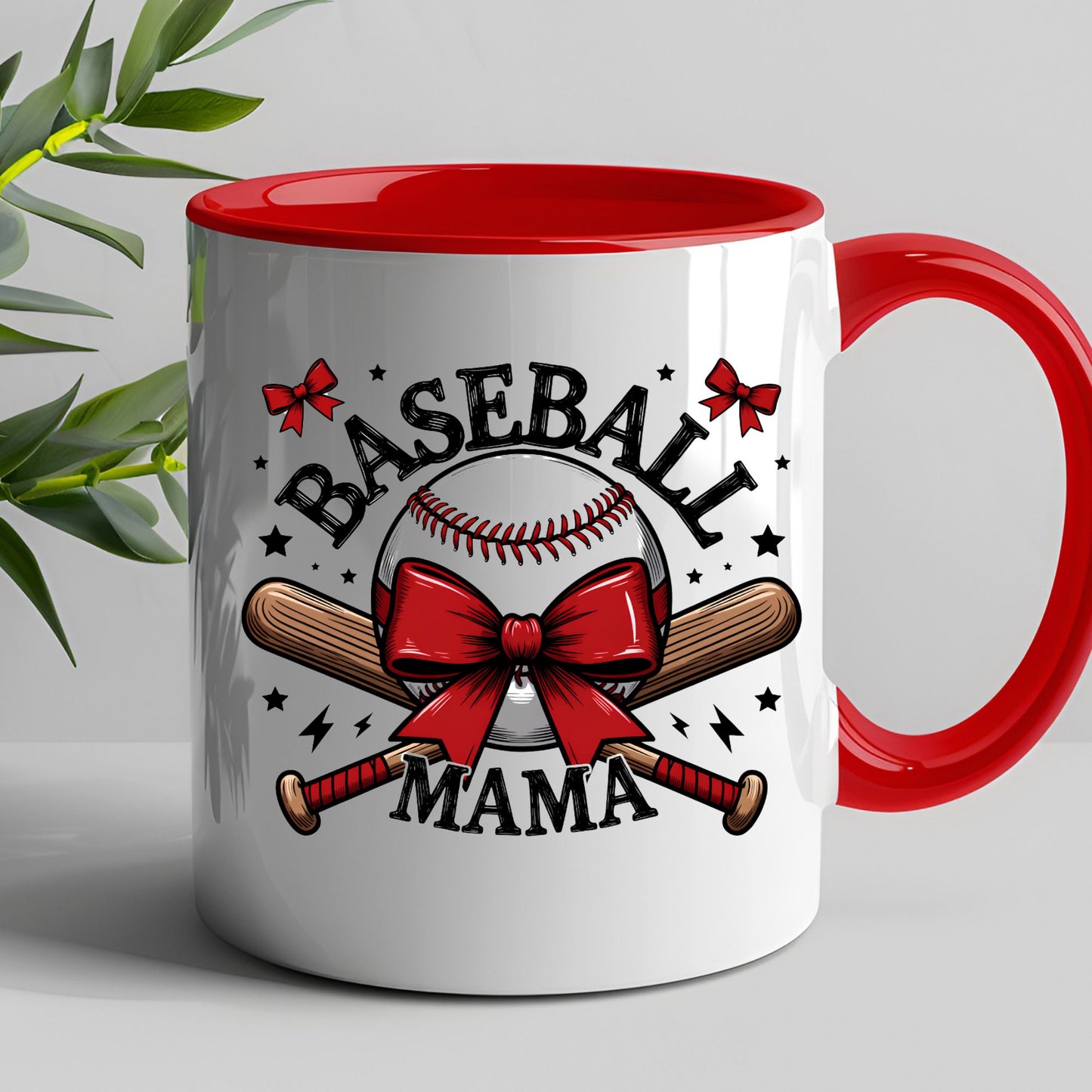 Baseball Mama Mug | 11oz & 15oz Ceramic Coffee Cup