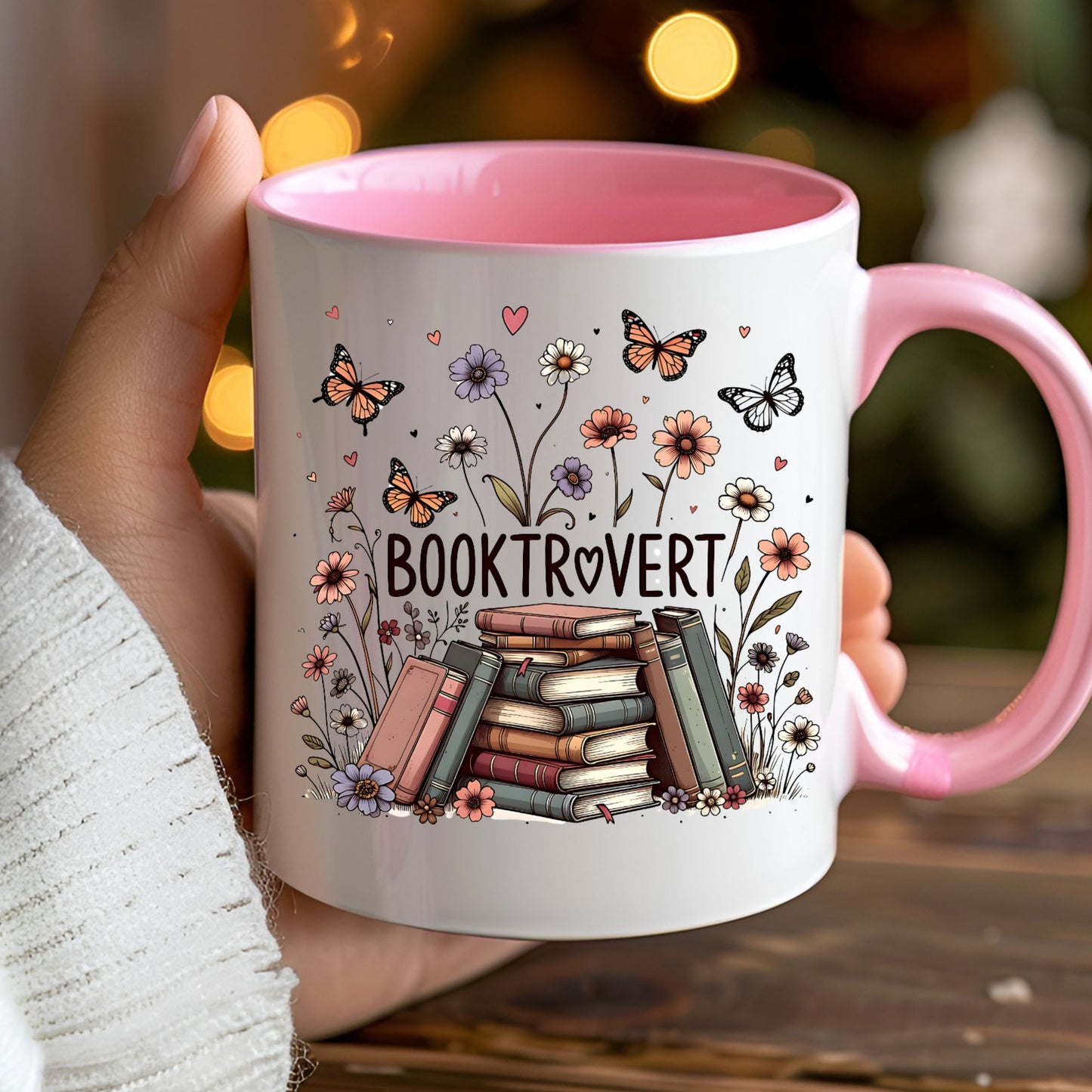 Booktrovert Mug | 11oz & 15oz Ceramic Coffee Cup