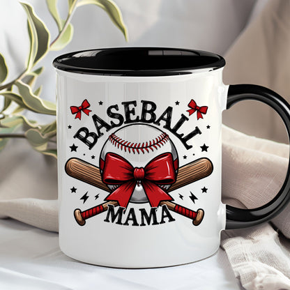 Baseball Mama Mug | 11oz & 15oz Ceramic Coffee Cup
