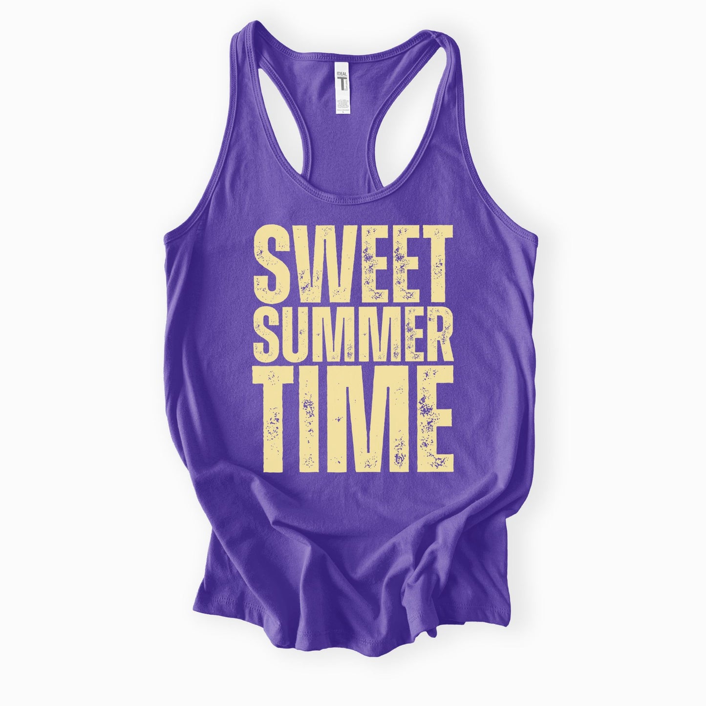 Sweet Summer Time Ladies Racerback Tank – Next Level 1553