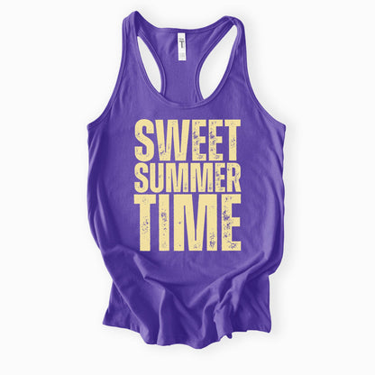 Sweet Summer Time Ladies Racerback Tank – Next Level 1553
