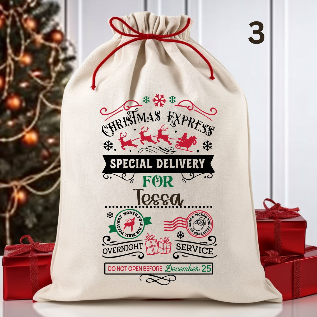Santa Sacks – Personalized | Santa Delivery