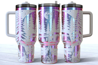 RV Camping Laser Engraved 40oz Makerflo Tumbler