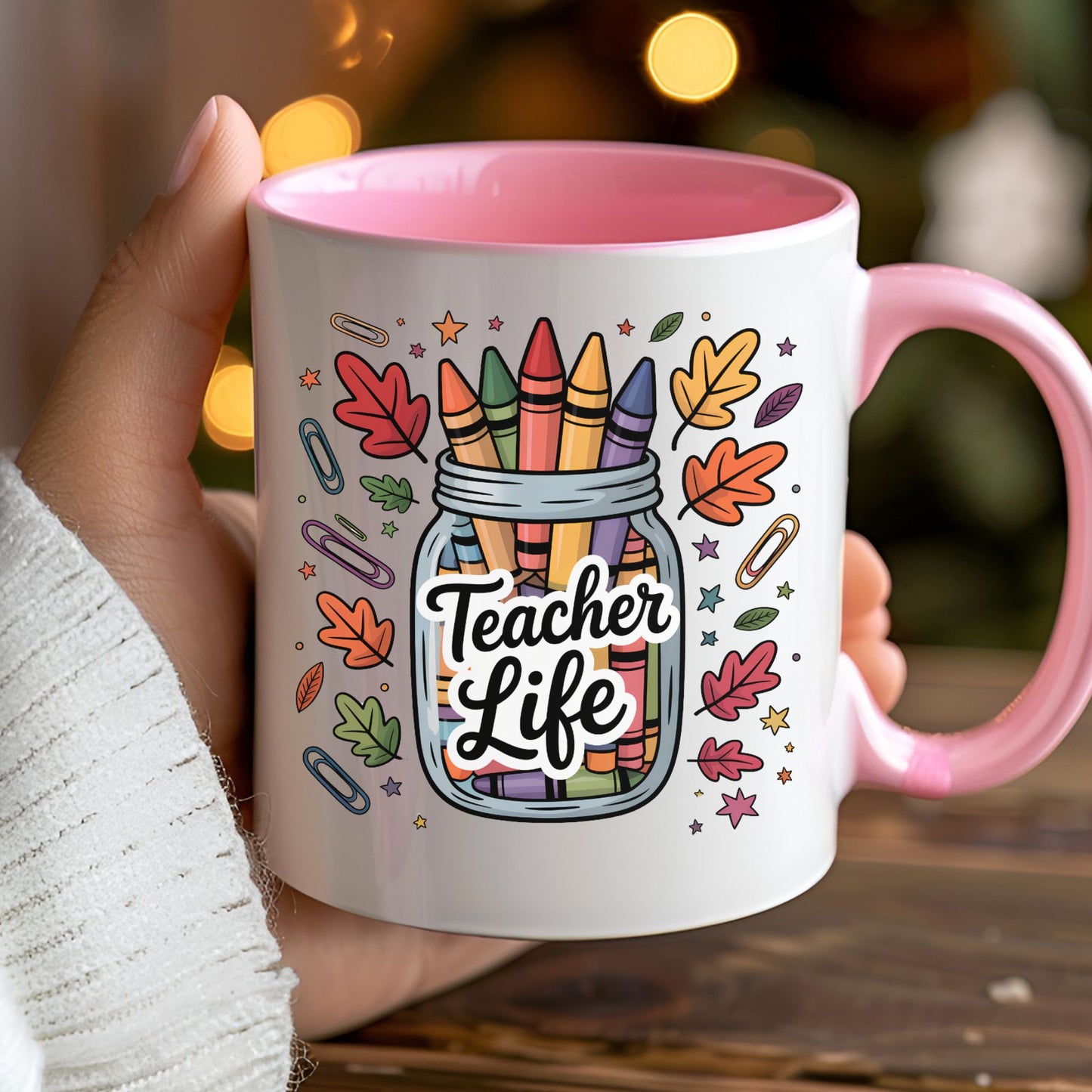 Teacher Life Mug | 11oz & 15oz Ceramic Coffee Cup