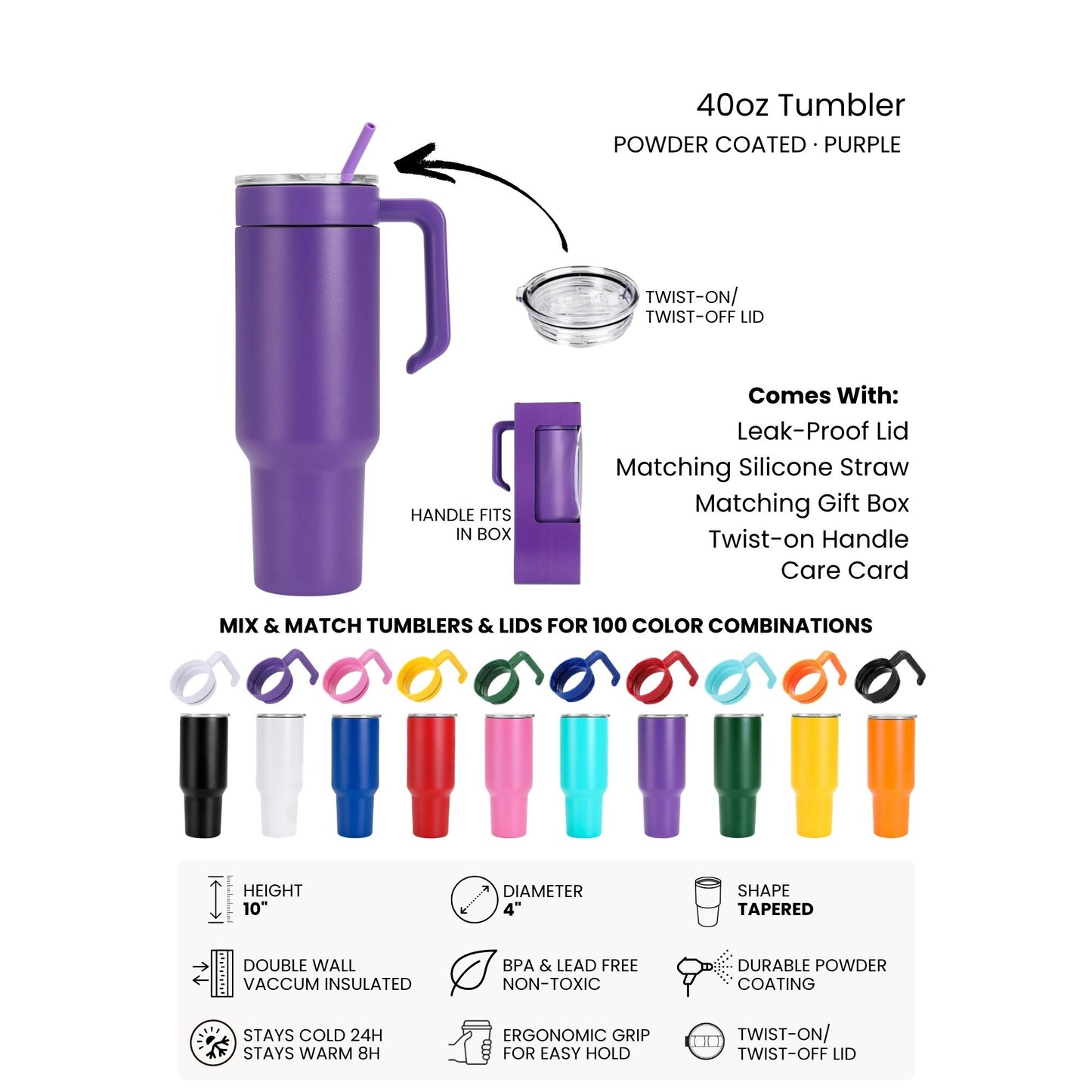 Dolphin Laser Engraved Makerflo Tumbler | Silver, Gold & Rainbow Plated
