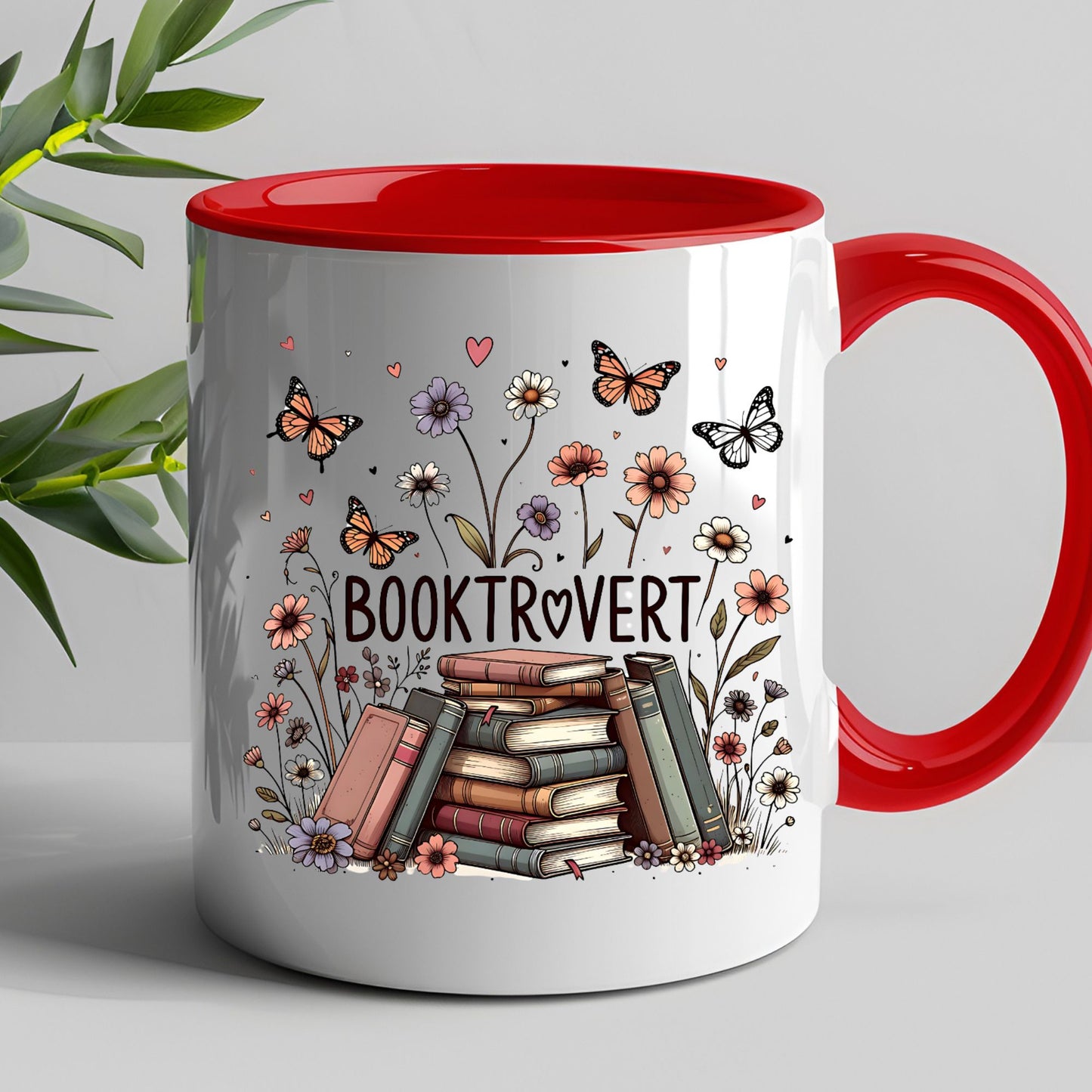 Booktrovert Mug | 11oz & 15oz Ceramic Coffee Cup