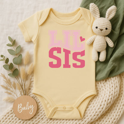 Lil Sis Baby Onesie | Rabbit Skins 4424 | DTF Print