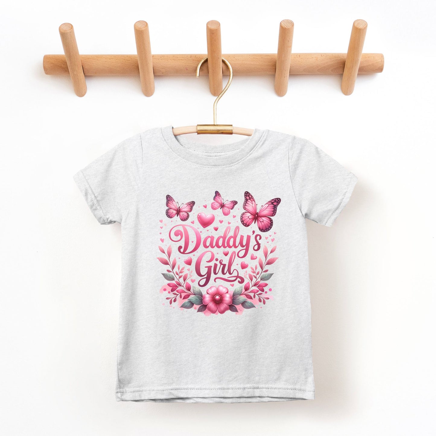 Daddy's Girl Toddler T-Shirt | Rabbit Skins 3321 | DTF Print