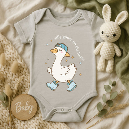 Silly Goose on the Loose Toddler T-Shirt | Rabbit Skins 3321 | DTF Print