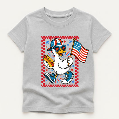 Patriotic Goose Kids Gildan 5000B Tee