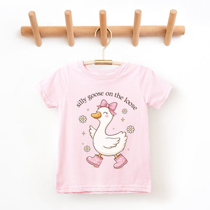 Silly Goose on the Loose Toddler T-Shirt | Rabbit Skins 3321 | DTF Print