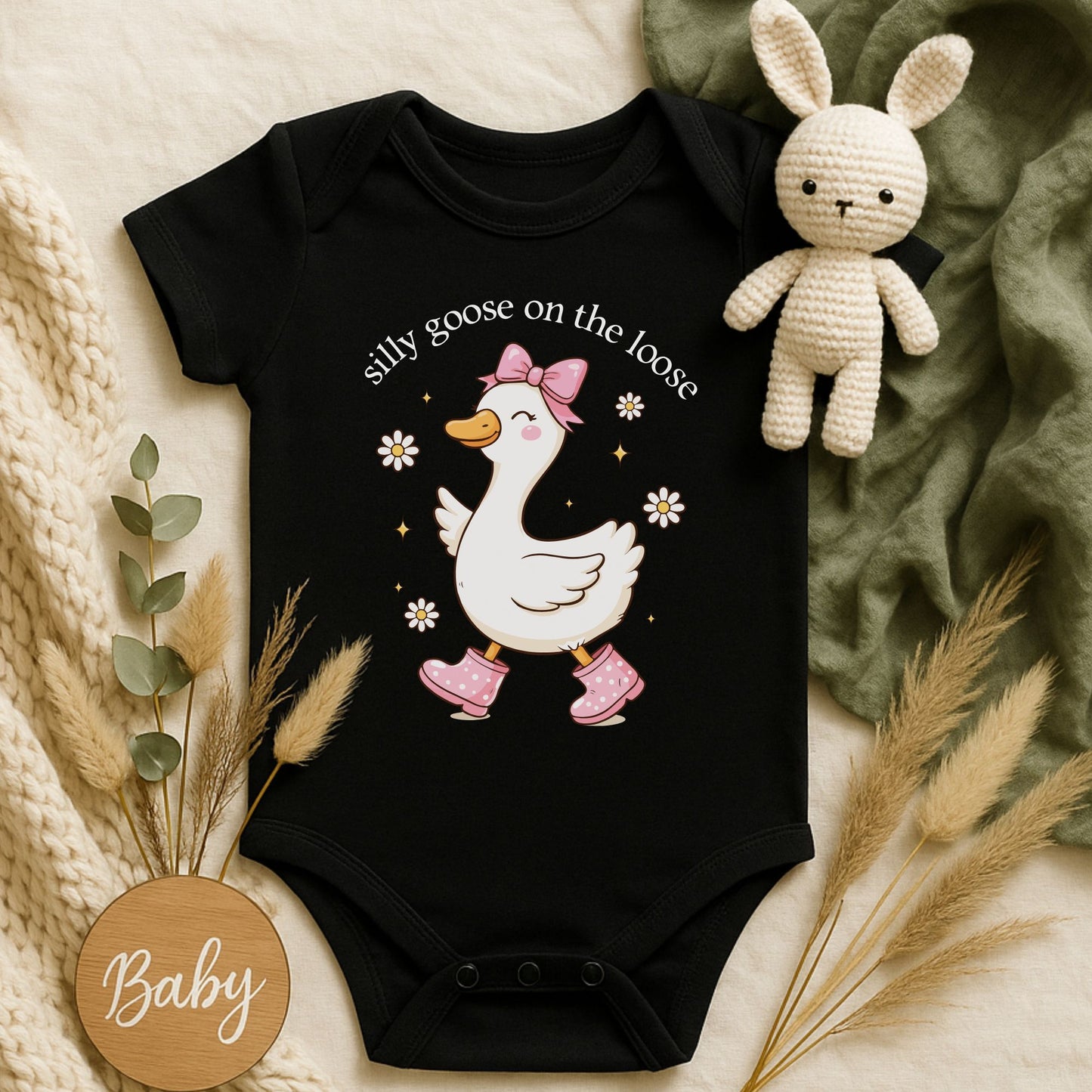Silly Goose on the Loose Toddler T-Shirt | Rabbit Skins 3321 | DTF Print