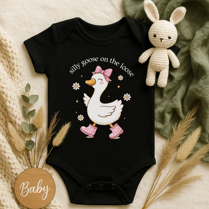 Silly Goose on the Loose Toddler T-Shirt | Rabbit Skins 3321 | DTF Print