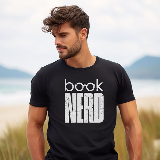 Book Nerd – Bella Canvas 3001 Men's Relaxed Fitted Tee
