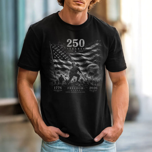 250 Years of Freedom Comfort Colors Unisex Tee