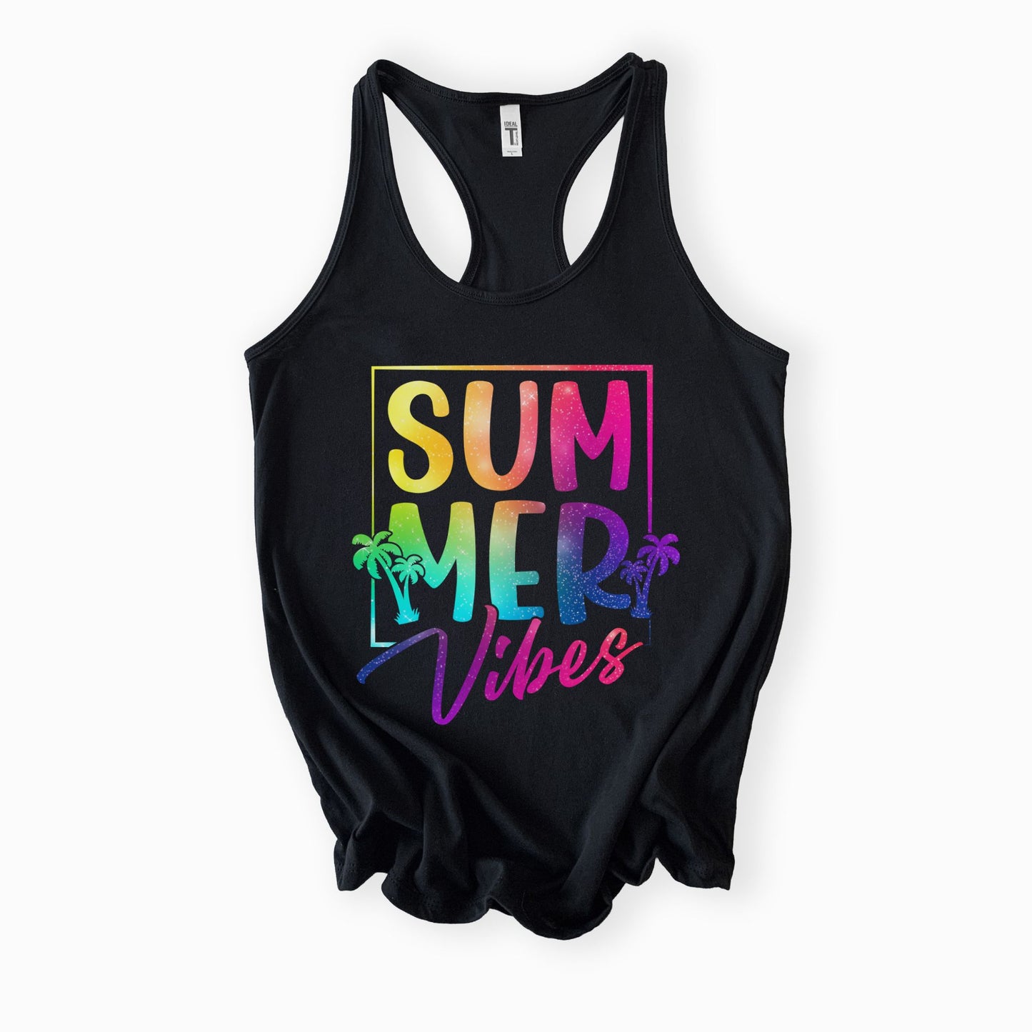 Summer Vibes Ladies Racerback Tank – Next Level 1553
