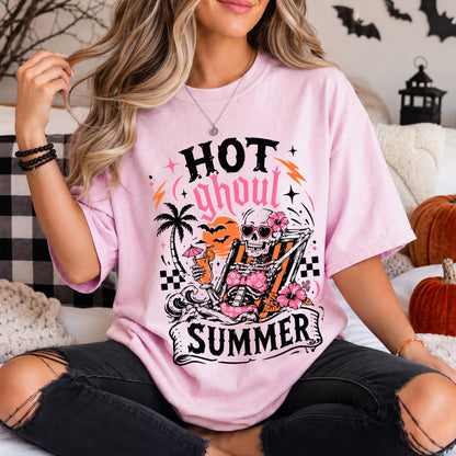 Hot Ghoul Summer Shirt, Summerween Comfort Colors Tee