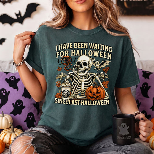 I've Been Waiting for Halloween Since Last Halloween – Comfort Colors Tee