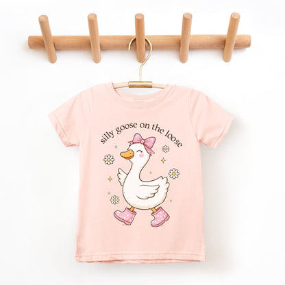 Silly Goose on the Loose Toddler T-Shirt | Rabbit Skins 3321 | DTF Print