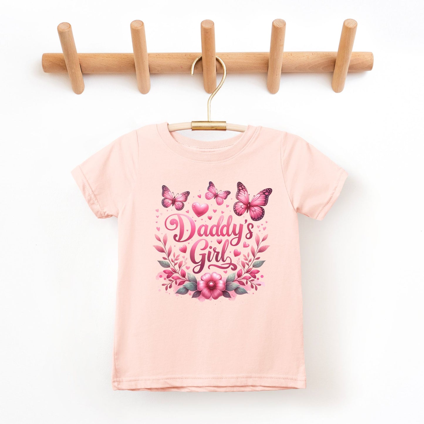 Daddy's Girl Toddler T-Shirt | Rabbit Skins 3321 | DTF Print