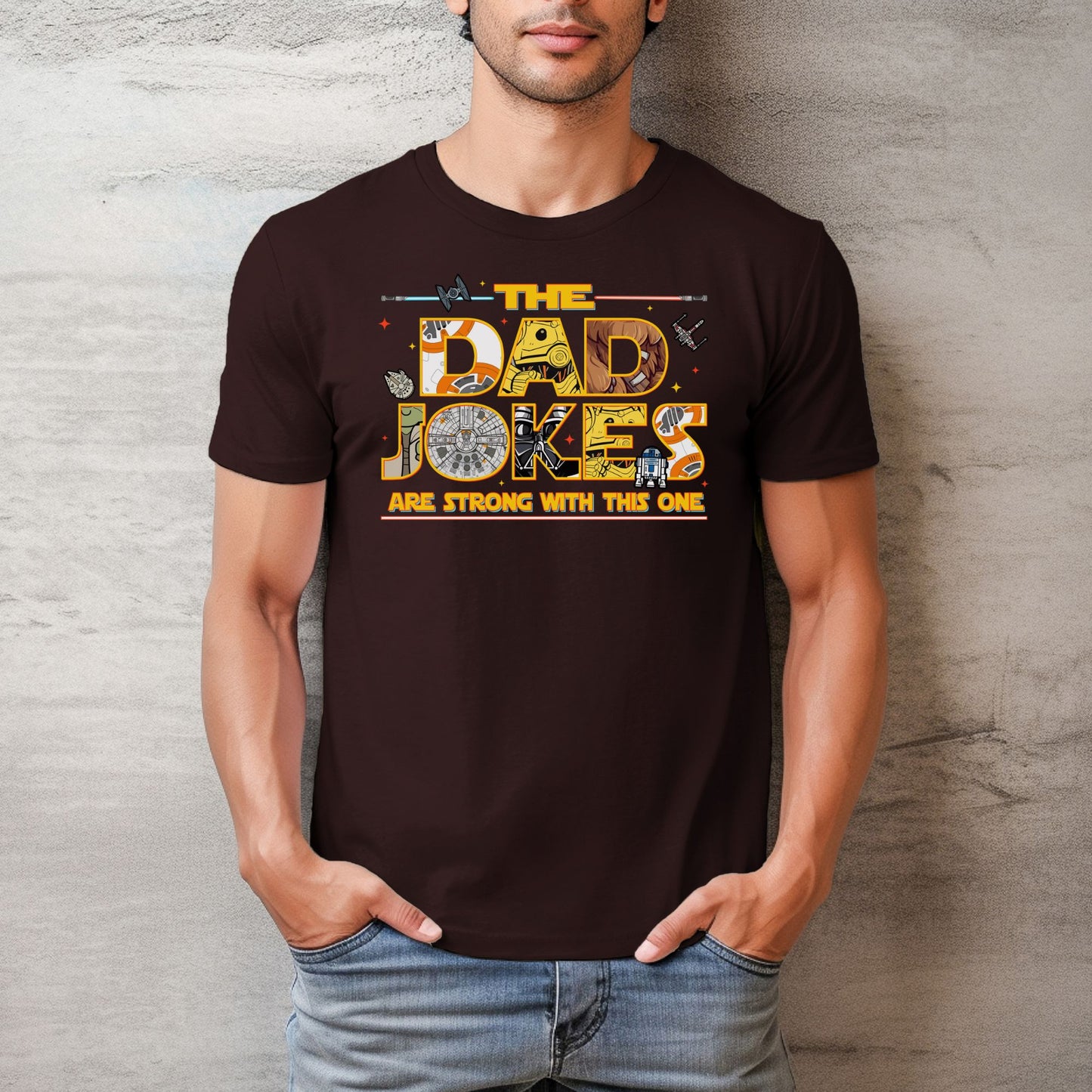 The Dad Jokes Are Strong With This One – Bella Canvas Relaxed 3001 Men's Tee