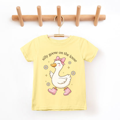 Silly Goose on the Loose Toddler T-Shirt | Rabbit Skins 3321 | DTF Print