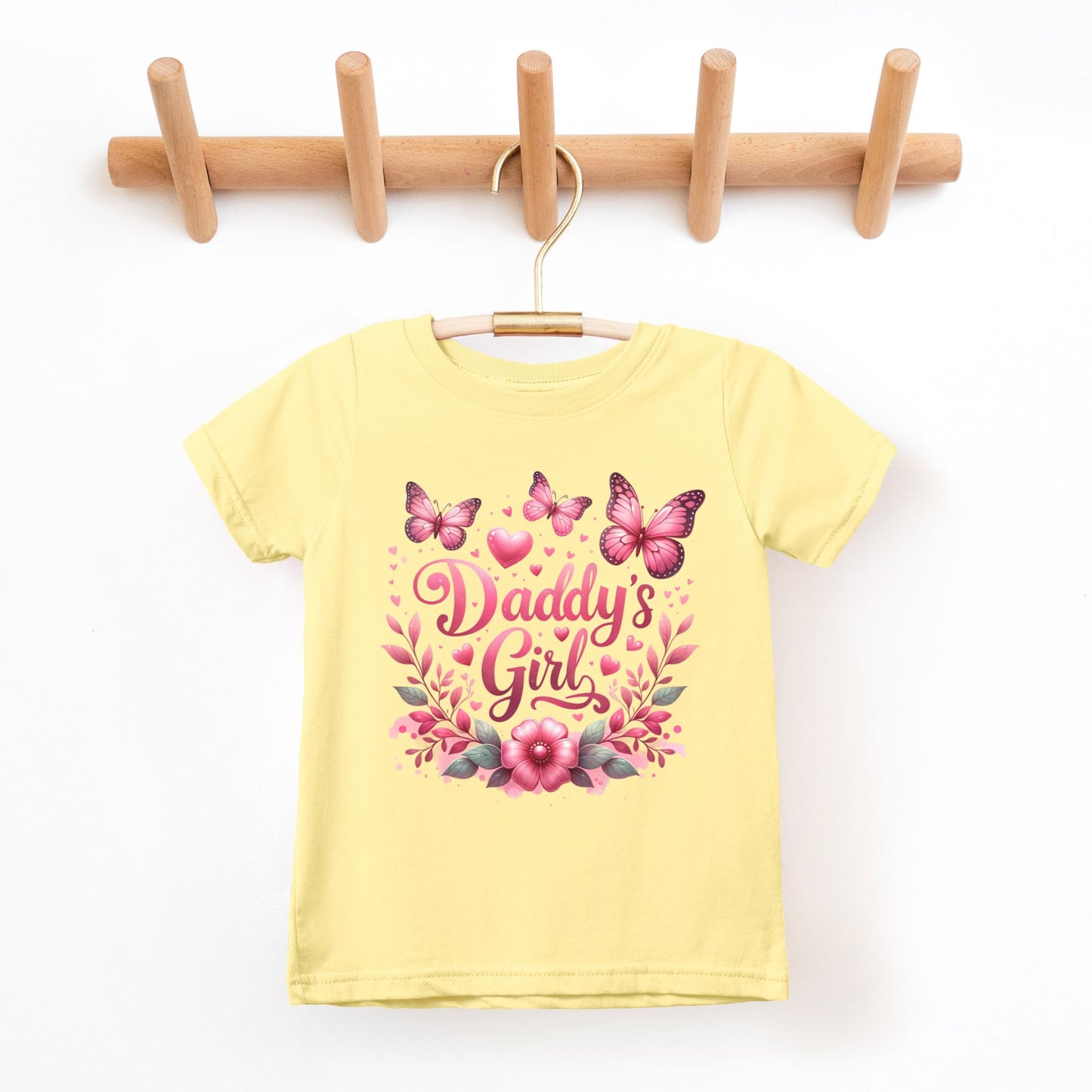 Daddy's Girl Toddler T-Shirt | Rabbit Skins 3321 | DTF Print