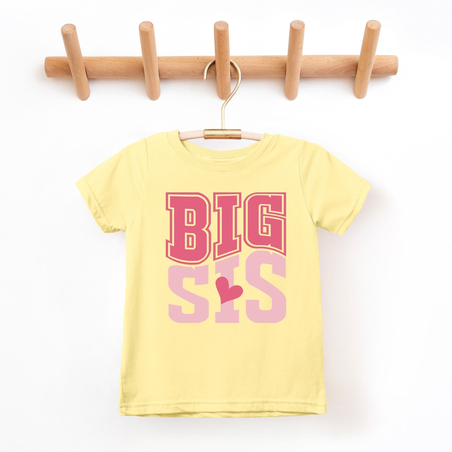 Big Sis Toddler T-Shirt | Rabbit Skins 3321 | DTF Print