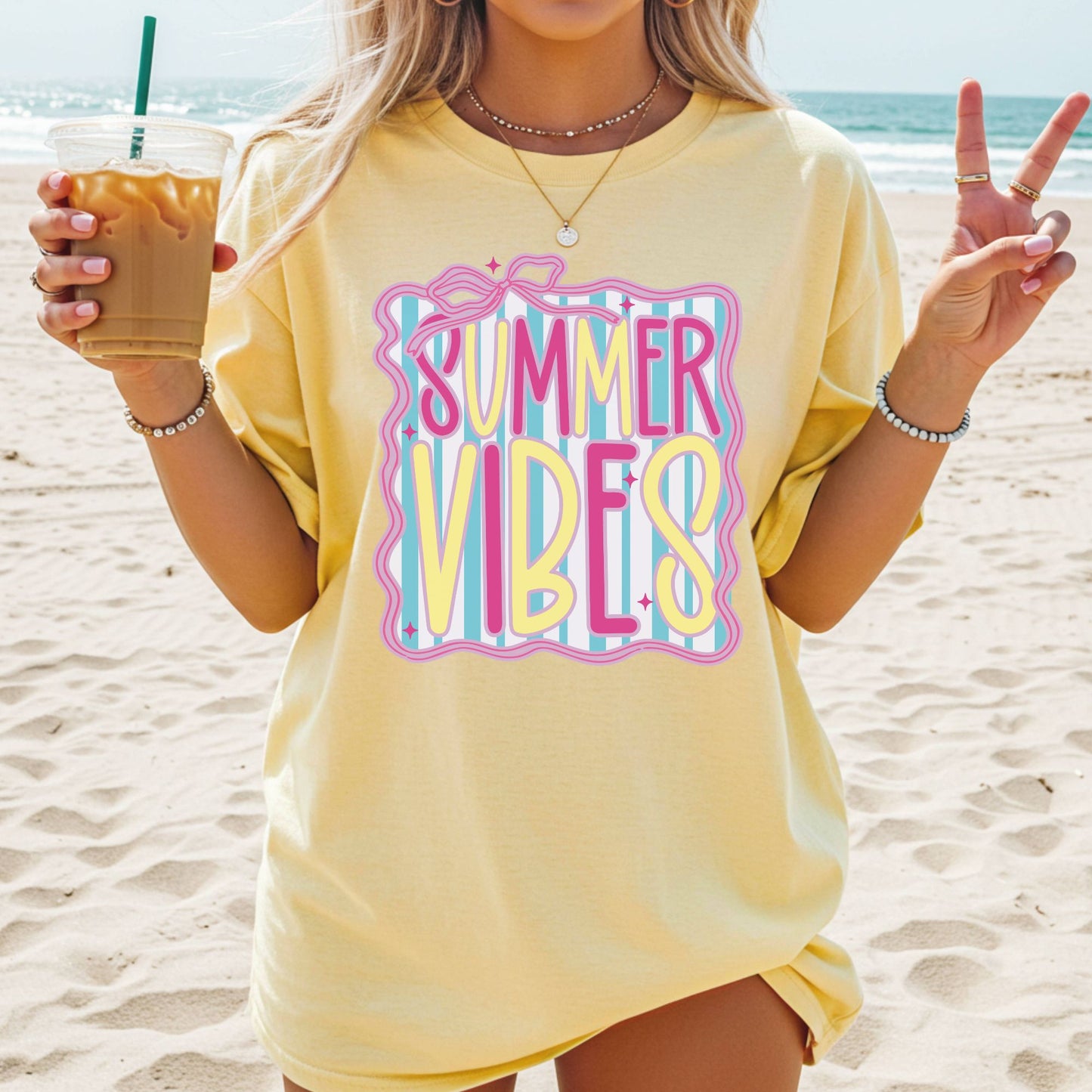 Summer Vibes Comfort Colors Tee