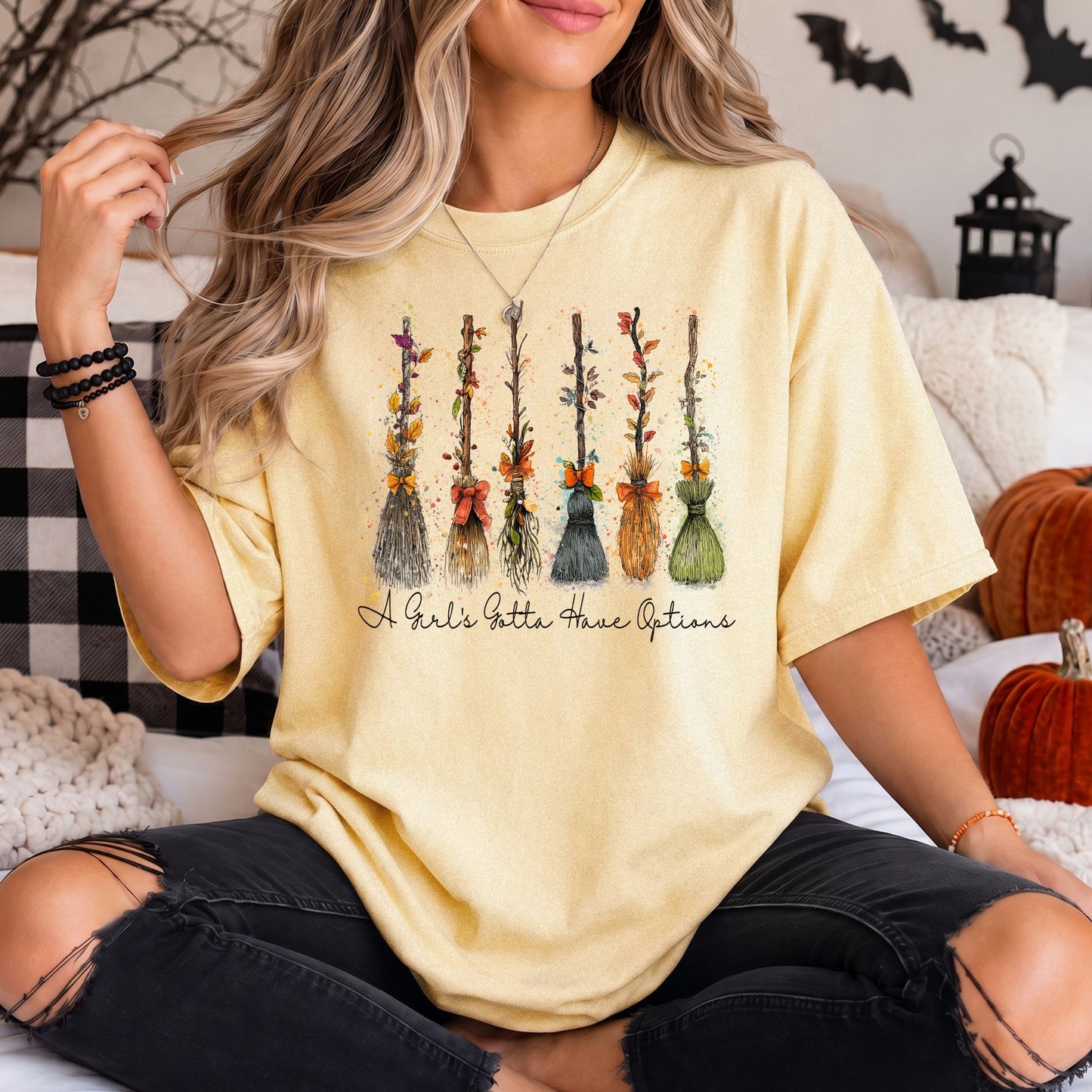 A Girl's Gotta Have Options Comfort Colors Tee or Sweatshirt