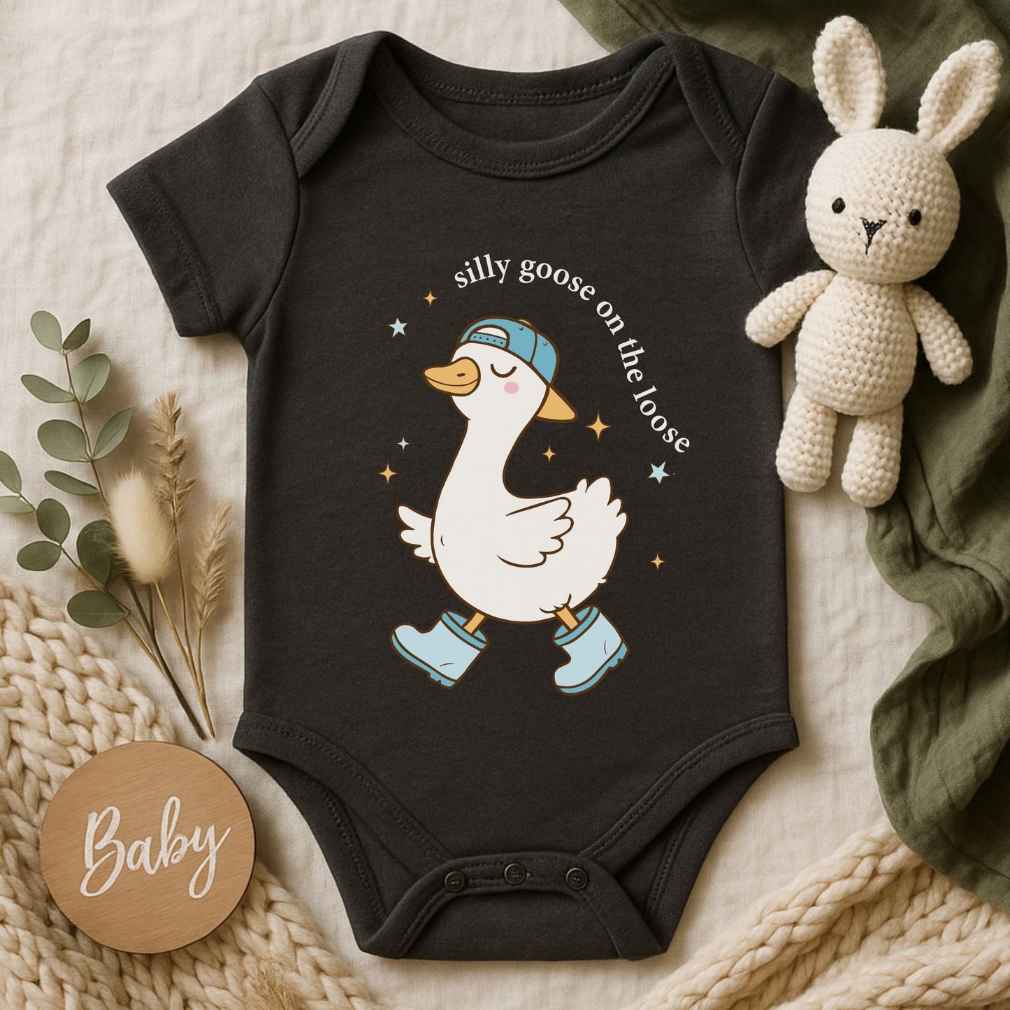 Silly Goose on the Loose Toddler T-Shirt | Rabbit Skins 3321 | DTF Print