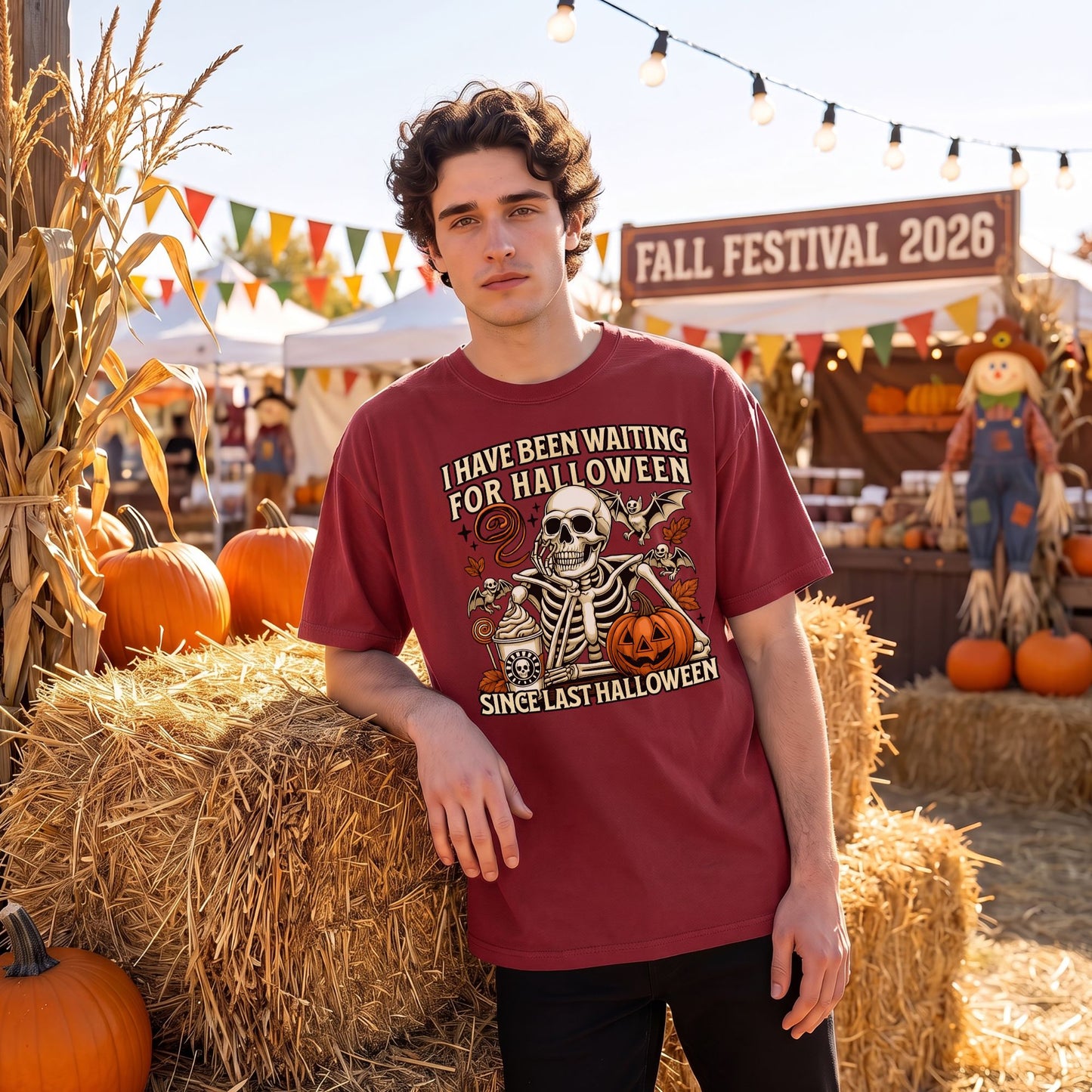 I've Been Waiting for Halloween Since Last Halloween – Comfort Colors Tee