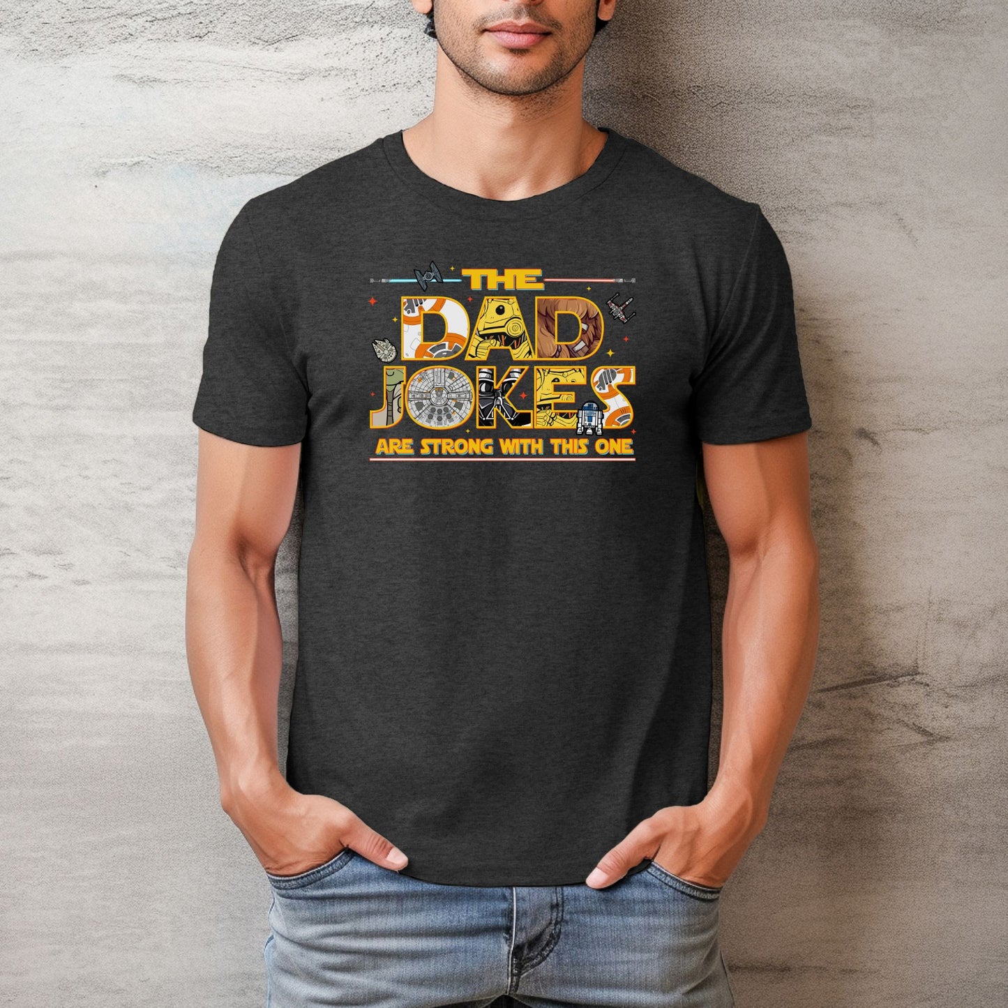 The Dad Jokes Are Strong With This One – Bella Canvas Relaxed 3001 Men's Tee