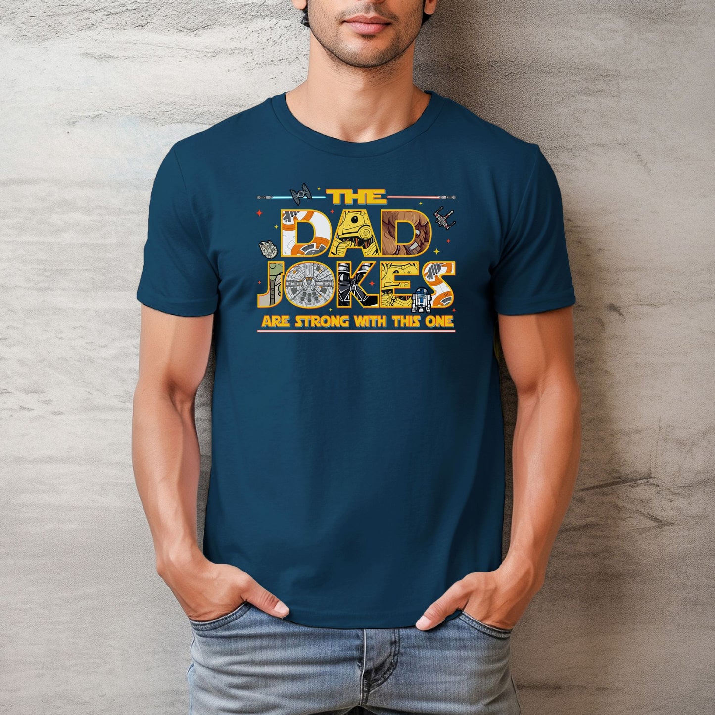 The Dad Jokes Are Strong With This One – Bella Canvas Relaxed 3001 Men's Tee