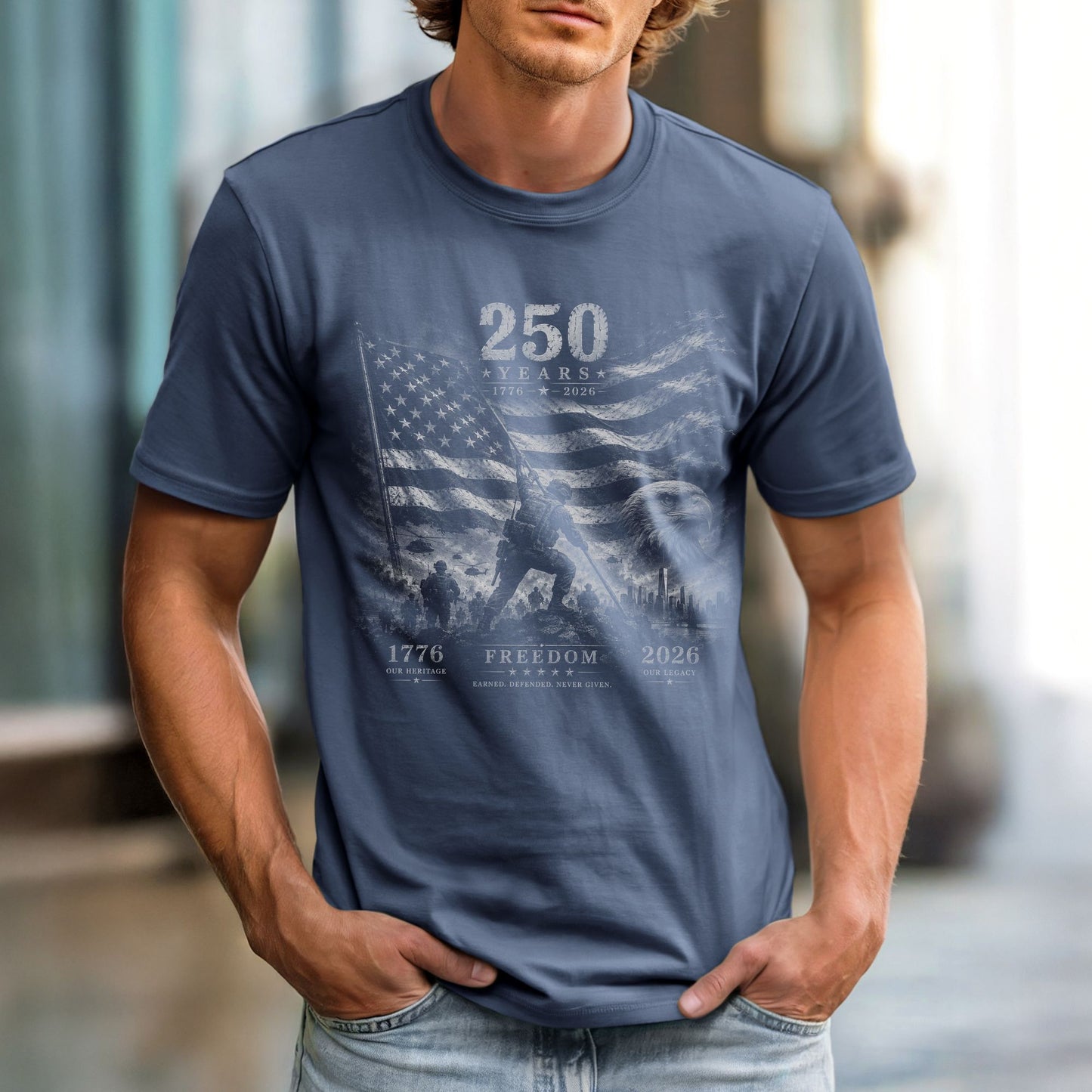 250 Years of Freedom Comfort Colors Unisex Tee