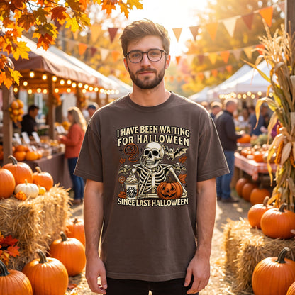 I've Been Waiting for Halloween Since Last Halloween – Comfort Colors Tee
