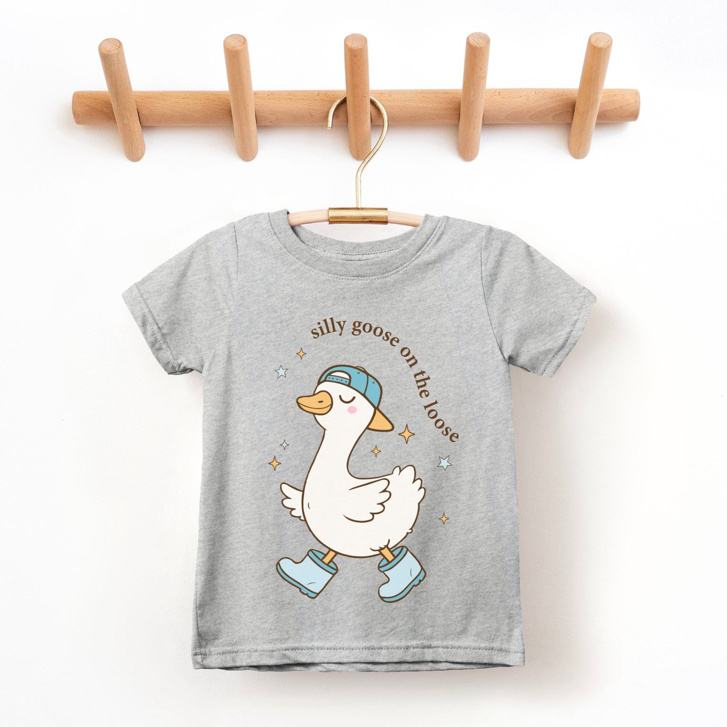 Silly Goose on the Loose Toddler T-Shirt | Rabbit Skins 3321 | DTF Print