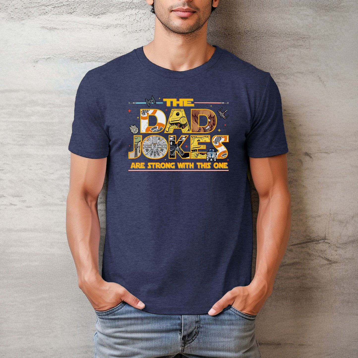 The Dad Jokes Are Strong With This One – Bella Canvas Relaxed 3001 Men's Tee