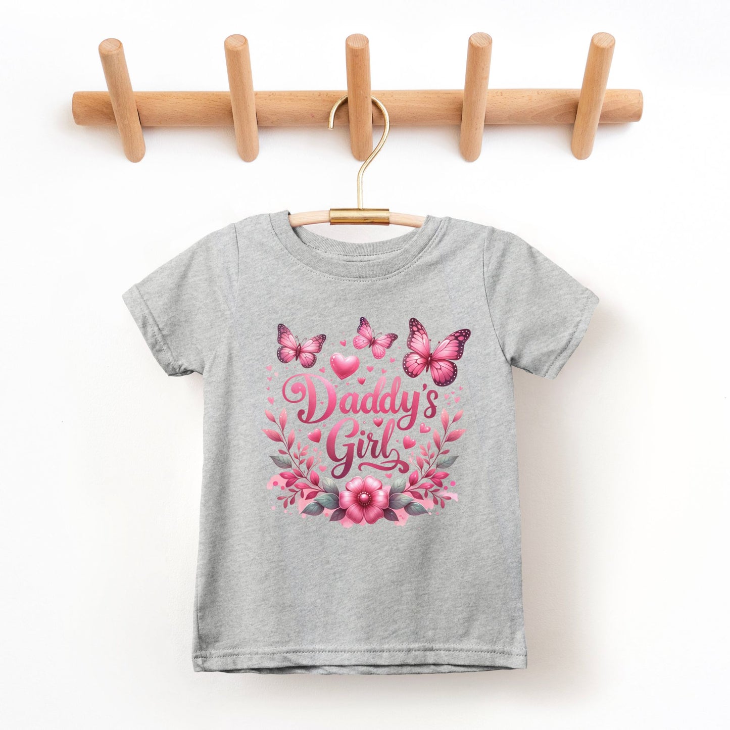 Daddy's Girl Toddler T-Shirt | Rabbit Skins 3321 | DTF Print