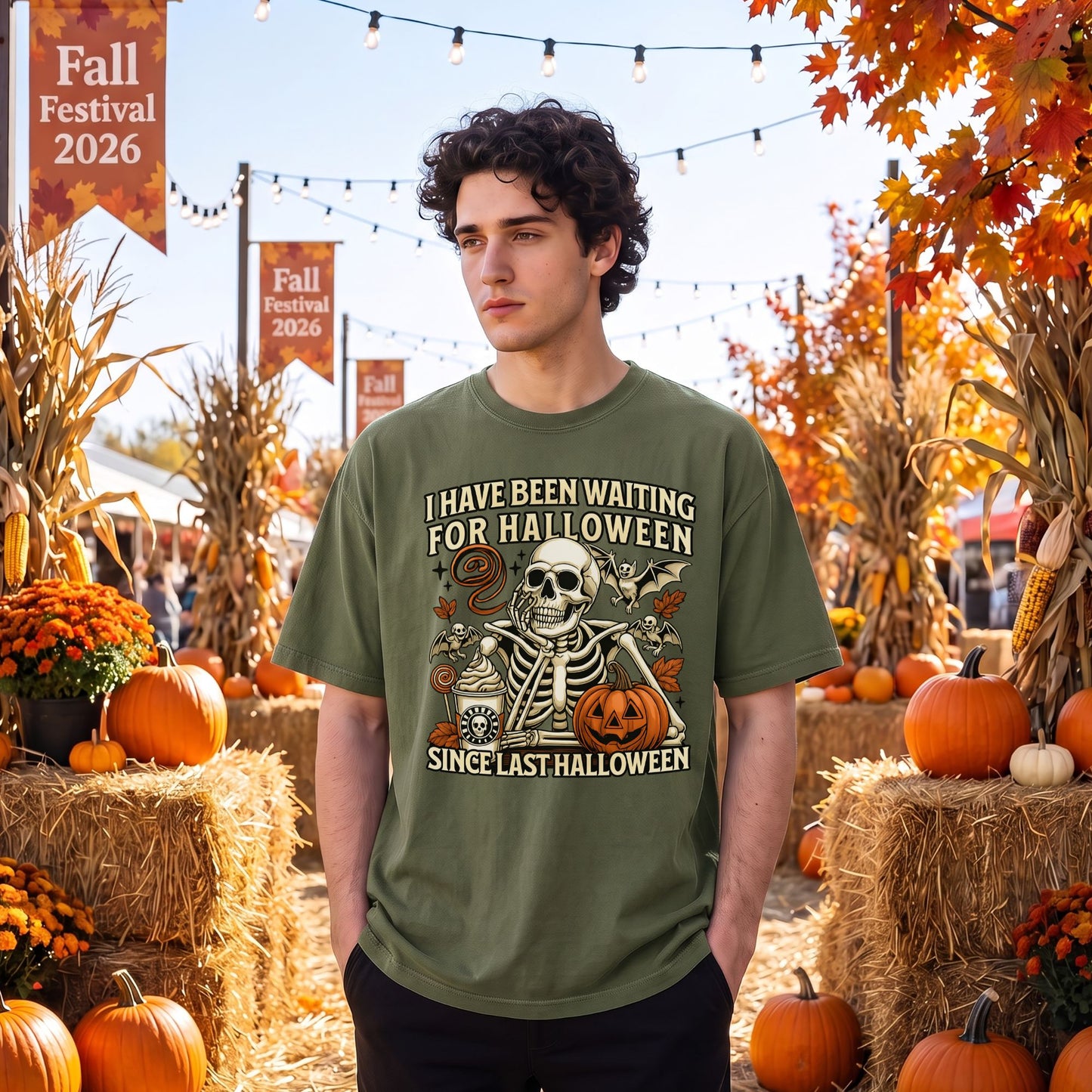 I've Been Waiting for Halloween Since Last Halloween – Comfort Colors Tee