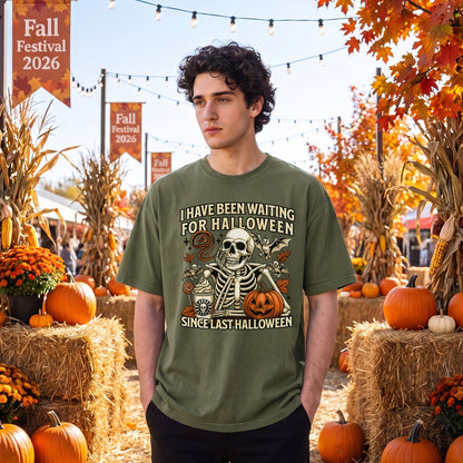 I've Been Waiting for Halloween Since Last Halloween – Comfort Colors Tee