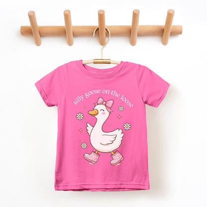 Silly Goose on the Loose Toddler T-Shirt | Rabbit Skins 3321 | DTF Print